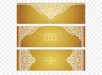 Wedding invitation Business card Visiting card Pattern - Ethnic pattern business cards 