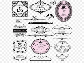 Wedding invitation Calligraphy Marriage - European vintage lace invitations 