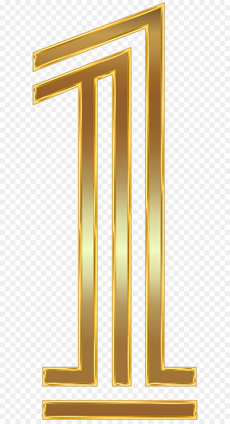 Wedding invitation Canada United Kingdom Zazzle Number - Number One Gold PNG Clip Art Image 
