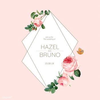 Wedding invitation card decorated with roses .. | Free stock vector - 543325