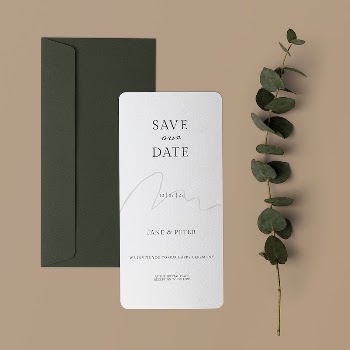 Wedding invitation card mockup psd, | Free PSD Mockup - rawpixel