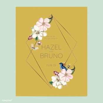 Wedding invitation card mockup vector | Free stock vector - 518696
