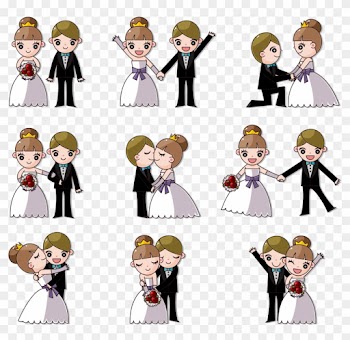 Wedding Invitation Cartoon Clip Art - Wedding Cartoon Free Download