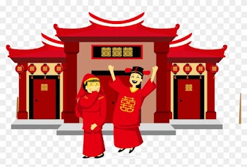 Wedding Invitation Chinese Marriage Double Happiness - Wedding Invitation Chinese Marriage Double Happiness