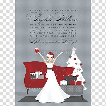 Wedding invitation Christmas ornament Bridal shower Bride, bridal shower transparent background PNG clipart