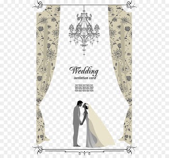 Wedding invitation Clip art - Vector wedding invitation 