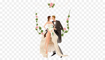 Wedding invitation Clip art - Vector Western-style wedding men and women 