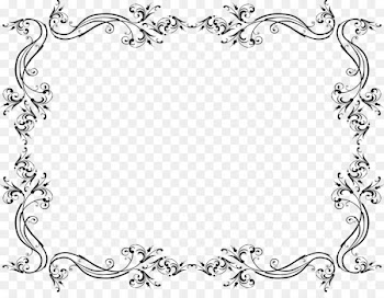 Wedding invitation Clip art - Wedding Border PNG File 