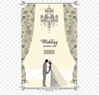 Wedding invitation Clip art - Wedding Valentine illustration 
