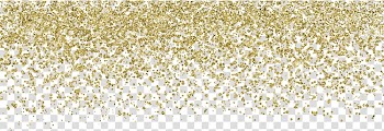 Wedding invitation Confetti Paper Glitter Gold, Gold powder,Sequins shine, gold-colored dust on blue background transparent background PNG clipart