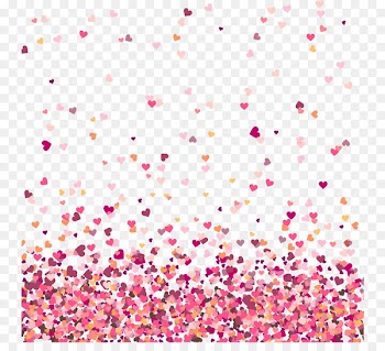 Wedding Invitation, Confetti, Valentine s Day, Heart, Pink, Wedding, Bride,  Encapsulated PostScript, Color, Point, Pattern, Design, Petal, Magenta, Font, Line.