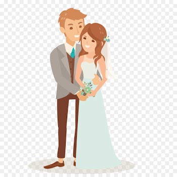 Wedding invitation Convite - Vector wedding couple 
