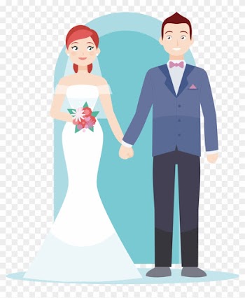 Wedding Invitation Couple Bride Marriage - Green Lovely Cute Inlove Couple