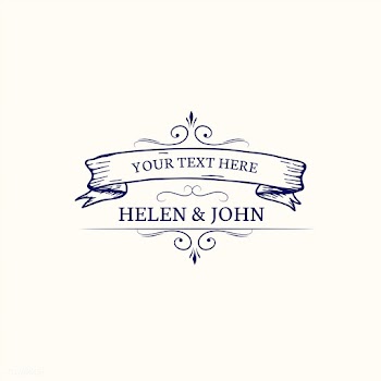 Wedding invitation emblem | Free stock vector - 579324