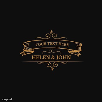 Wedding invitation emblem | Free stock vector - 579339