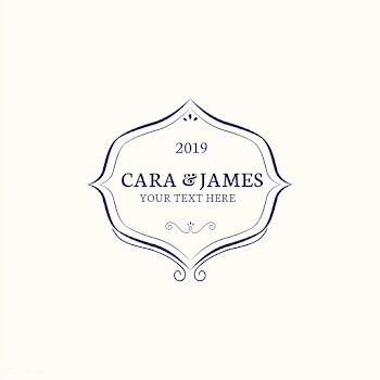 Wedding invitation emblem | Free stock vector - 579356
