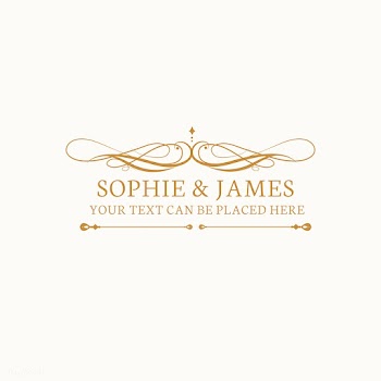 Wedding invitation emblem | Free stock vector - 579362