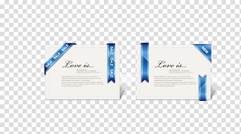 Wedding invitation Euclidean Ribbon, Blue Ribbon transparent background PNG clipart