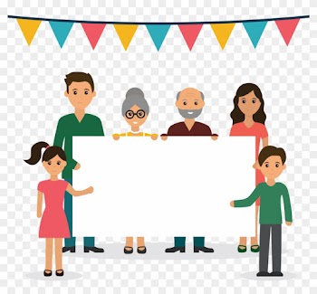 Wedding Invitation Family Day Child Family Reunion - Family Day Happy Family Vector Png