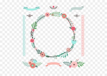 Wedding invitation First Communion Daughter Gift Mug - floral wreath 