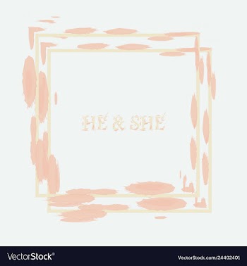 Wedding invitation floral card with vector image