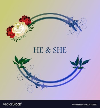 Wedding invitation floral card with vector image