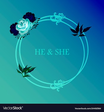 Wedding invitation floral card with vector image