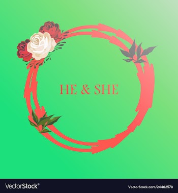 Wedding invitation floral card with vector image