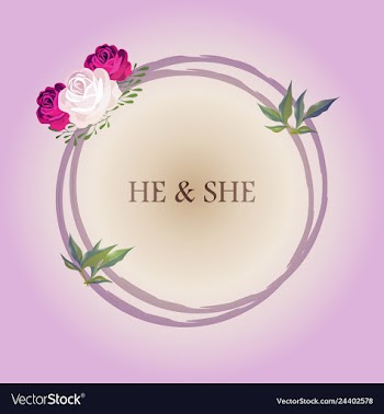 Wedding invitation floral card with vector image