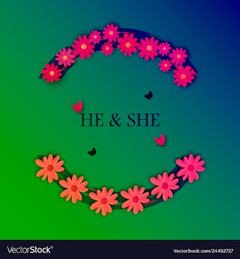 Wedding invitation floral card with vector image