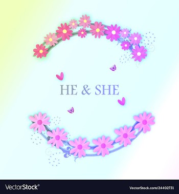 Wedding invitation floral card with vector image