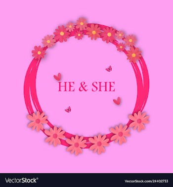 Wedding invitation floral card with vector image