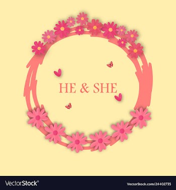Wedding invitation floral card with vector image