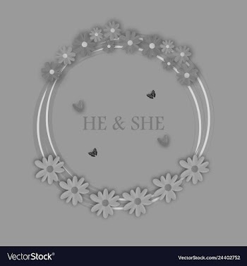 Wedding invitation floral card with vector image