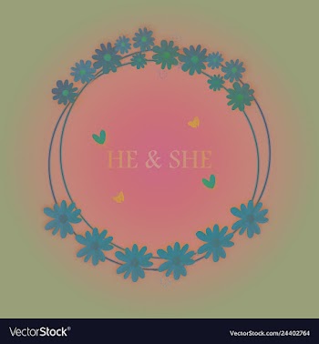 Wedding invitation floral card with vector image