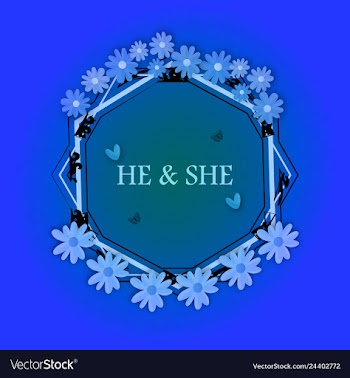 Wedding invitation floral card with vector image