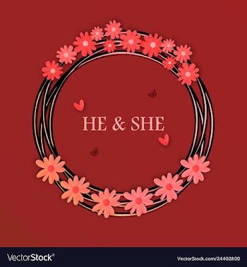 Wedding invitation floral card with vector image