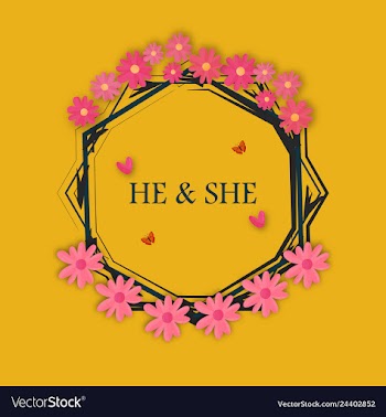 Wedding invitation floral card with vector image