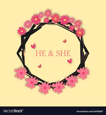 Wedding invitation floral card with vector image