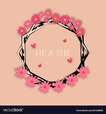 Wedding invitation floral card with vector image