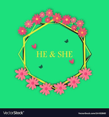 Wedding invitation floral card with vector image