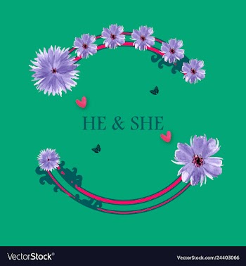 Wedding invitation floral card with vector image
