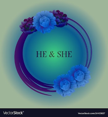 Wedding invitation floral card with vector image