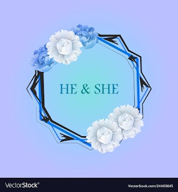 Wedding invitation floral card with vector image