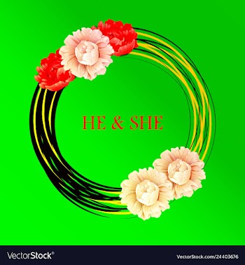 Wedding invitation floral card with vector image