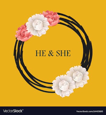 Wedding invitation floral card with vector image