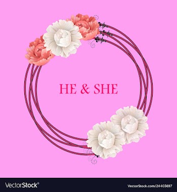 Wedding invitation floral card with vector image
