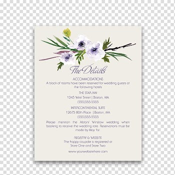 Wedding invitation Floral design Watercolor painting Paper, watercolor wedding transparent background PNG clipart