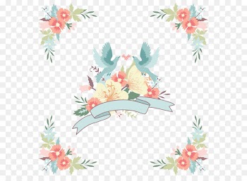 Wedding invitation Flower Bride - Lovebirds Wedding Flowers 