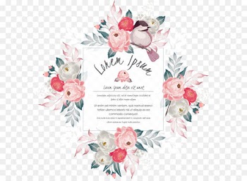 Wedding invitation Flower - Camellia Invitation Letter 